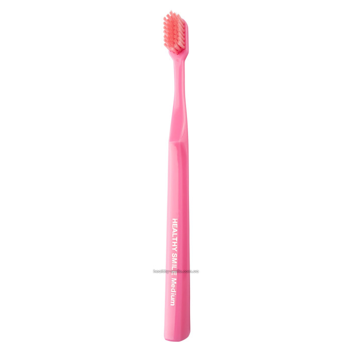 Healthy Smile Medium toothbrush, Pink